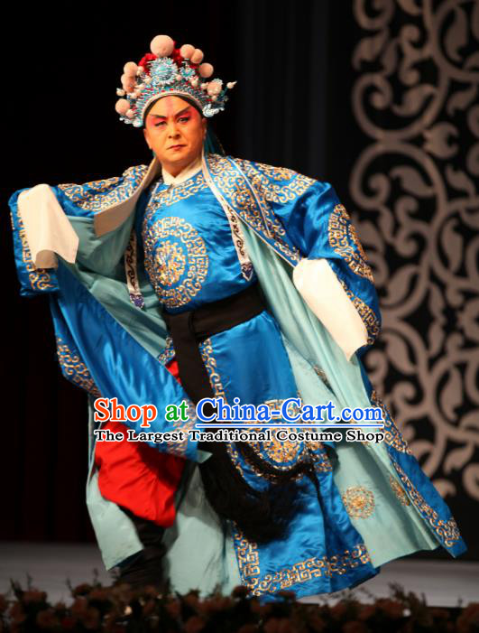 Ma Zhaoyi Chinese Ping Opera Young Man Costumes and Headwear Pingju Opera Court Eunuch Apparels Clothing