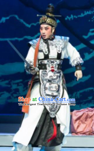 Chinese Yue Opera King of the North Wusheng Costumes and Headwear Shaoxing Opera Takefu Apparels Princess Liu Shen Garment Martial Male Armor
