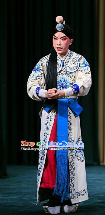 Love in the Wardrobe Chinese Peking Opera Young Male Garment Costumes and Headwear Beijing Opera Xiaosheng Li Yinnan Apparels Clothing