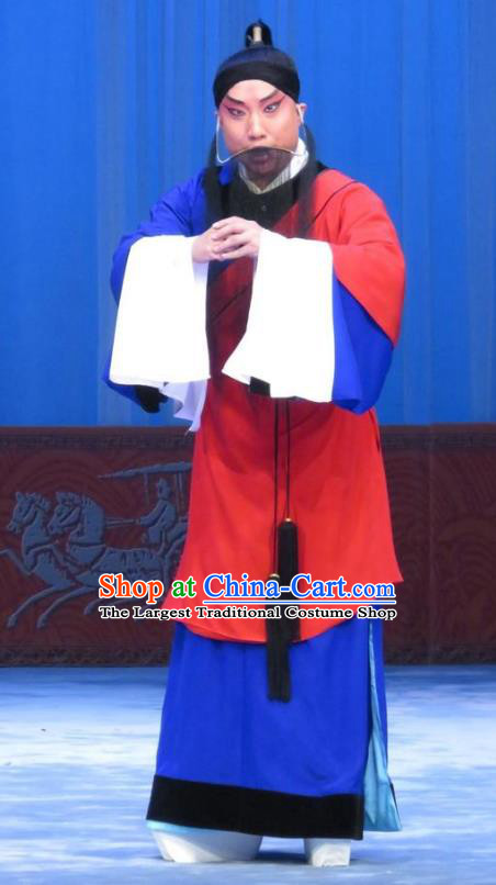 Zhou Ren Xian Sao Chinese Ping Opera Takefu Costumes and Headwear Pingju Opera Prisoner Du Wenxue Apparels Clothing