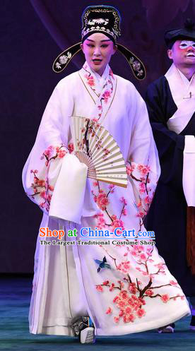 Love of Jade Hairpin Chinese Peking Opera Scholar Zhao Qixian Garment Xiaosheng Costumes and Headwear Beijing Opera Young Male Apparels Clothing