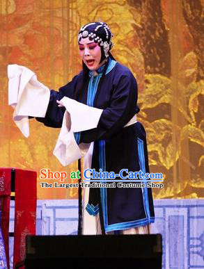 Chinese Ping Opera Tsing Yi Apparels Costumes and Headpieces Selling Miaolang Traditional Pingju Opera Distress Female Liu Huiying Dress Garment