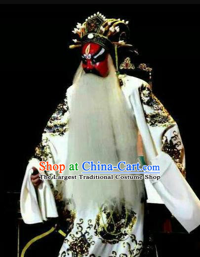 The Purple Robe Story Chinese Peking Opera Official Di Renjie Garment Costumes and Headwear Beijing Opera Laosheng Apparels Elderly Male Clothing