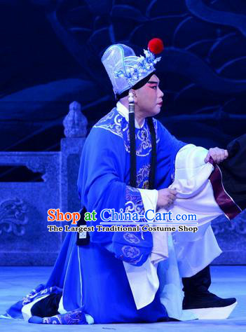 Palm Civet for Prince Chinese Ping Opera Court Eunuch Costumes and Headwear Pingju Opera Chen Lin Apparels Clothing