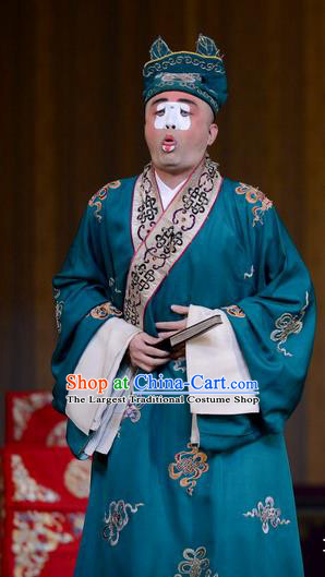 Romance of the Iron Bow Chinese Peking Opera Bully Shi Lun Garment Costumes and Headwear Beijing Opera Rich Childe Apparels Clothing