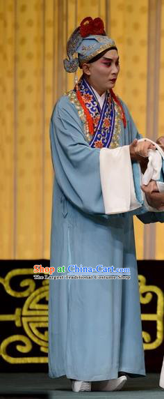 Hong Yang Dong Chinese Peking Opera Young Male Garment Costumes and Headwear Beijing Opera Xiaosheng Apparels Niche Clothing