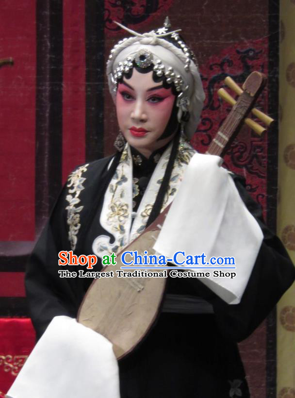 Chinese Ping Opera Tsing Yi Qin Xianglian Apparels Costumes and Headpieces Traditional Pingju Opera Distress Female Dress Garment