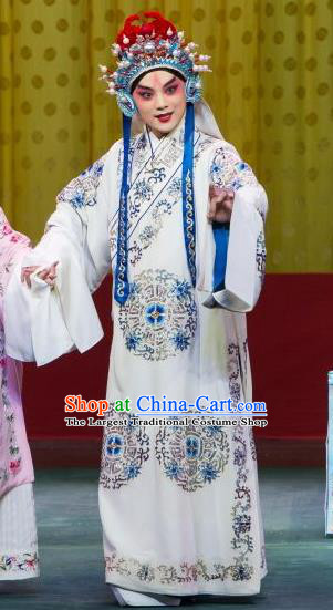 Chun Gui Meng Chinese Peking Opera Niche Wang Hui Garment Costumes and Headwear Beijing Opera Young Male Apparels Martial Man Clothing