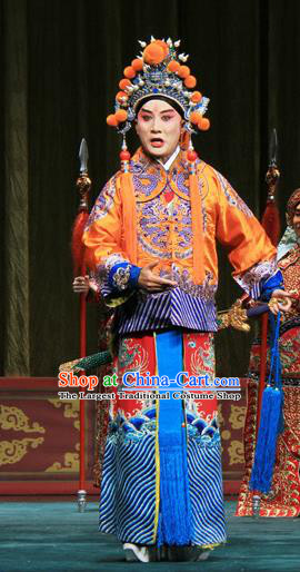 Yu Guo Yuan Chinese Peking Opera Takefu Garment Costumes and Headwear Beijing Opera Wusheng Apparels Lord Li Shimin Clothing