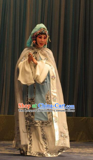 Chinese Beijing Opera Young Female Apparels Xiu Ru Ji Costumes and Headpieces Traditional Peking Opera Hua Tan Li Yaxian Dress Garment