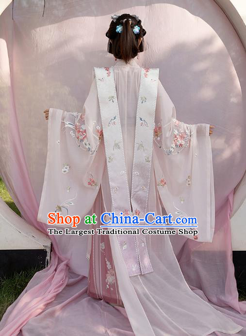 Chinese Ancient Noble Infanta Hanfu Dress Nobility Lady Garment Traditional Song Dynasty Royal Princess Historical Costumes Complete Set