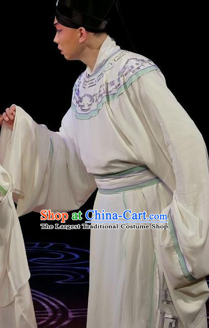 A Love Beyond Chinese Peking Opera Craftsman Cui Ning Garment Costumes and Headwear Beijing Opera Young Male Apparels Xiaosheng Clothing