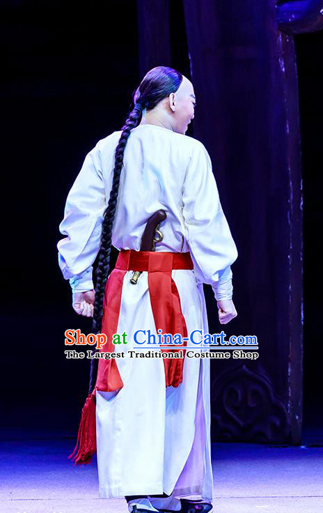The Grand Mansion Gate Chinese Peking Opera Xiaosheng Garment Costumes and Headwear Beijing Opera Young Male Bai Jingqi Apparels Clothing