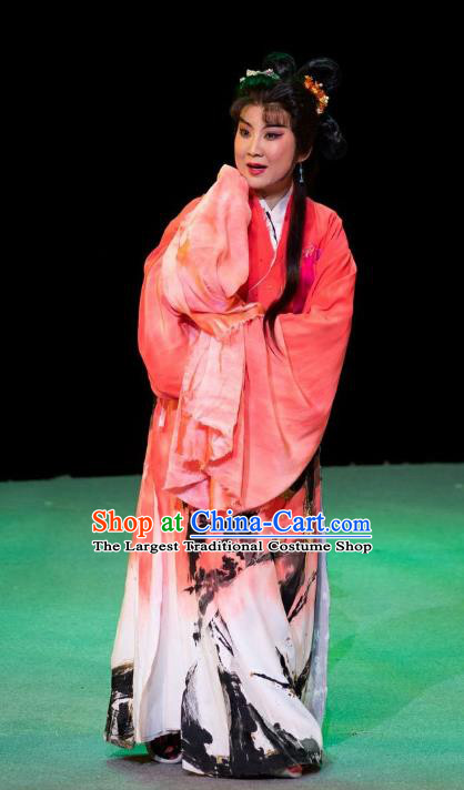 Chinese Beijing Opera Hua Tan Apparels Da Shun Costumes and Headdress Traditional Peking Opera Actress Dress Imperial Consort Nv Ying Garment