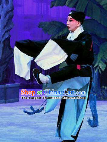 Wang Baochuan Chinese Peking Opera Pauper Apparels Costumes and Headpieces Beijing Opera Young Male Garment Beggar Xue Pinggui Clothing