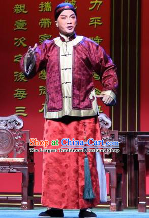 Da Sheng Kui Chinese Peking Opera Young Male Apparels Costumes and Headpieces Beijing Opera Merchant Gu Hai Garment Clothing