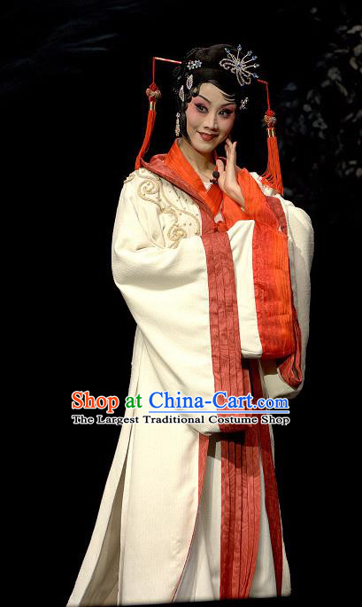 Chinese Sichuan Opera Actress Pu Lan Costumes and Hair Accessories Yu Hai Kuang Chao Traditional Peking Opera Young Female Dress Rich Woman Apparels