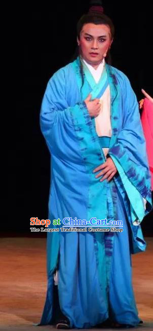 Yu Hai Kuang Chao Chinese Sichuan Opera Young Male Apparels Costumes and Headpieces Peking Opera Xiaosheng Garment Childe Clothing