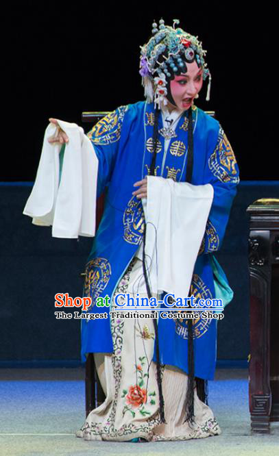 Chinese Sichuan Opera Nobility Lady Garment Servant Girl Yan Yan Costumes and Hair Accessories Traditional Peking Opera Hua Tan Dress Rich Female Jia Yingying Apparels