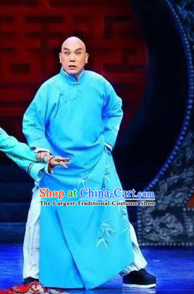 Jin E Chinese Ping Opera Qing Dynasty Xiaosheng Garment Costumes and Headwear Pingju Opera Young Male Apparels Clothing