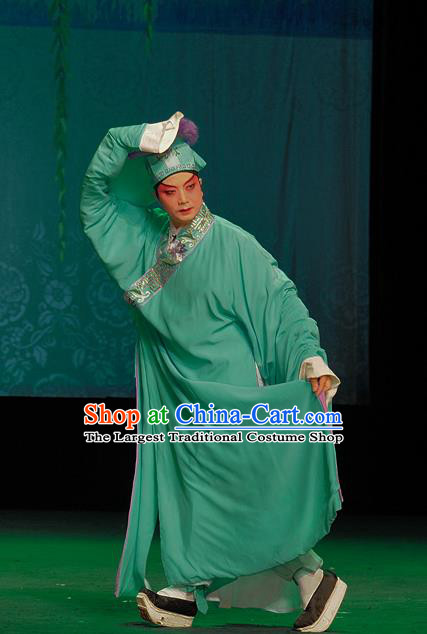 The Legend of White Snake Chinese Sichuan Opera Niche Apparels Costumes and Headpieces Peking Opera Young Male Garment Xiaosheng Xu Xian Clothing