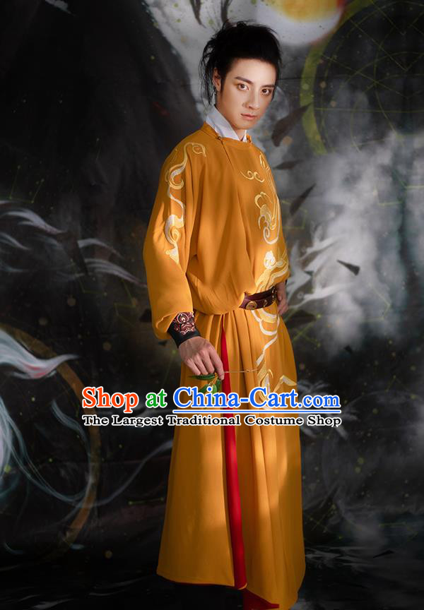 Chinese Ancient Royal Prince Hanfu Garment Traditional Tang Dynasty Swordsman Historical Costumes Complete Set for Young Hero