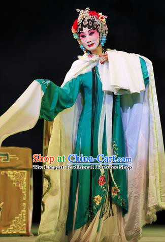 Chinese Sichuan Opera Hua Tan Li Huiniang Red Plum Garment Costumes and  Hair Accessories Traditional Peking