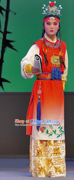 Xue Baochai Chinese Sichuan Opera Xiaosheng Apparels Costumes and Headpieces Peking Opera Young Male Garment Childe Jia Baoyu Clothing