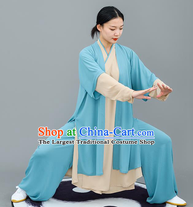 Chinese Traditional Woman Tai Chi Competition Costume Professional Martial Arts Training Outfits Top Grade Tai Ji Performance Uniforms