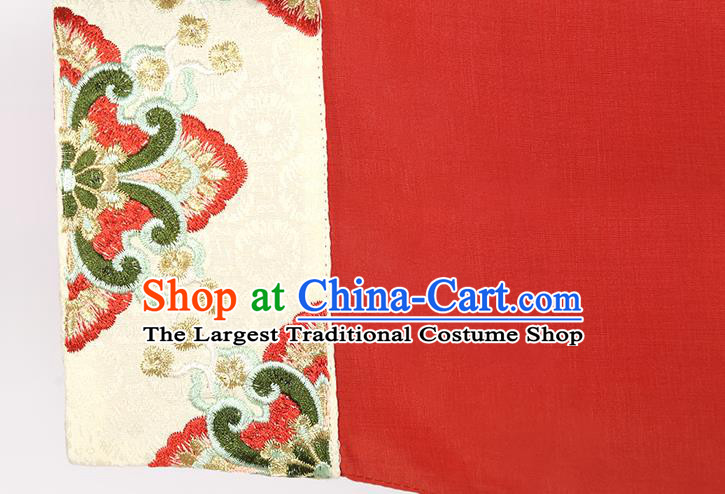 Chinese Ancient Tang Dynasty Young Lady Red Hanfu Dress Traditional Garment Nobility Female Historical Costumes for Women