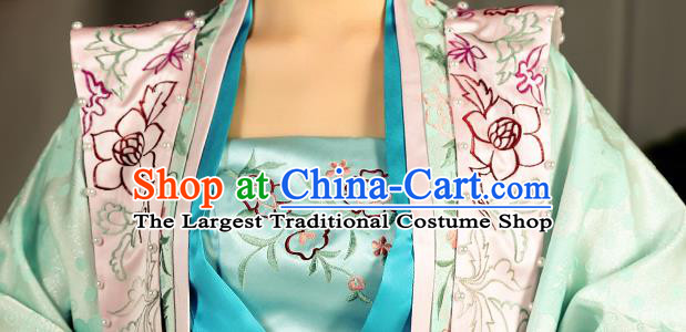 Chinese Traditional Song Dynasty Imperial Consort Hanfu Dress Ancient Garment Court Queen Historical Costumes Complete Set