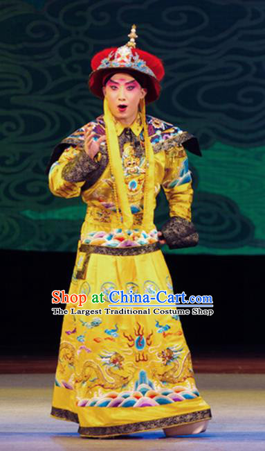 Xiang Jiuxiao Chinese Peking Opera Xiaosheng Garment Costumes and Headwear Beijing Opera Young Male Apparels Emperor Guangxu Clothing