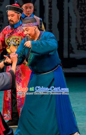Scholar of Ba Shan Chinese Sichuan Opera Laosheng Apparels Costumes and Headpieces Peking Opera Elderly Male Garment Scholar Sun Dengke Clothing