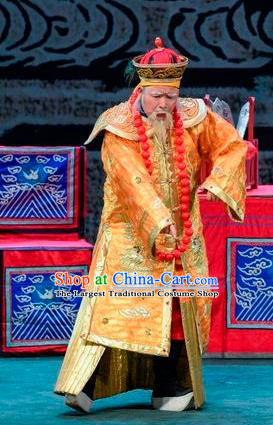 Scholar of Ba Shan Chinese Sichuan Opera Infante Apparels Costumes and Headpieces Peking Opera Lord Garment Elderly Male Clothing