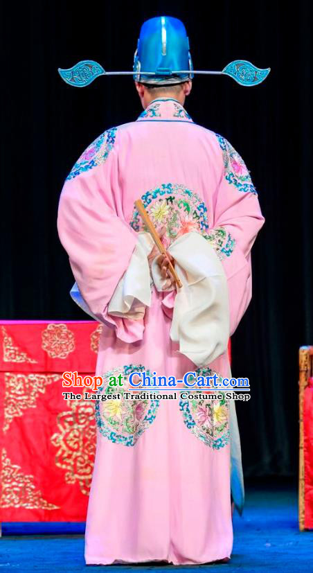 Gui Zhou Chinese Sichuan Opera Niche Shi Huanyu Apparels Costumes and Headpieces Peking Opera Scholar Garment Young Male Clothing