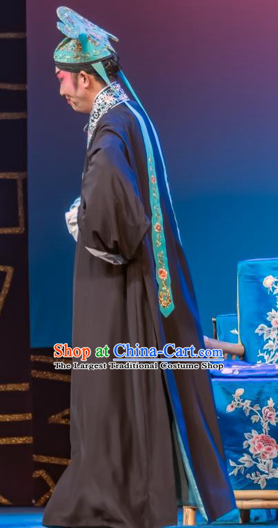 Chinese Sichuan Opera Scholar Chang Shiyong Apparels Costumes and Headpieces Peking Opera Niche Garment Young Male Male Clothing
