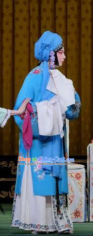 Chinese Beijing Opera Young Mistress Apparels Costumes and Headpieces Traditional Peking Opera Yu Bei Pavilion Hua Tan Meng Yuehua Dress Garment