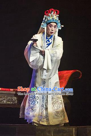 Love Bell Tower Chinese Peking Opera Xiaosheng Tian Hao Garment Costumes and Headwear Beijing Opera Martial Male Apparels Clothing