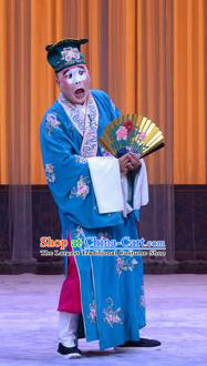 Da Ying Jie Lie Chinese Peking Opera Young Male Garment Costumes and Headwear Beijing Opera Bully Shi Wen Apparels Clown Clothing