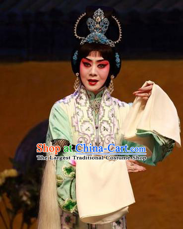 Chinese Beijing Opera Taoist Nun Yang Yuhuan Apparels Costumes and Headpieces Tai Zhen Wai Zhuan Traditional Peking Opera Actress Garment Dress