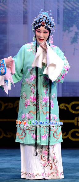 Chinese Beijing Opera Princess Hua Tan Han Xiangling Apparels Costumes and Headdress The Unicorn Purse Traditional Peking Opera Diva Dress Actress Garment