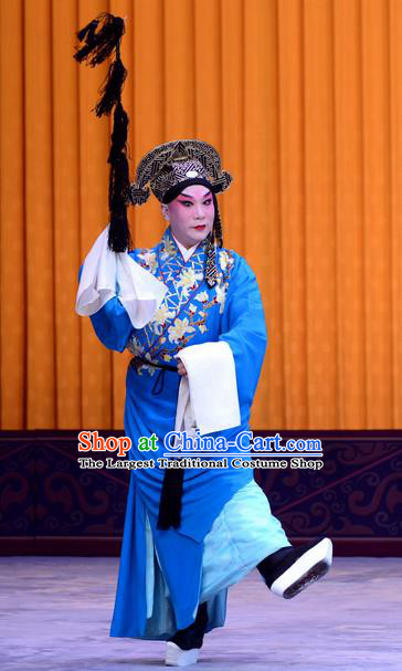 Chun Qiu Pei Chinese Peking Opera Scholar Li Chunfa Garment Costumes and Headwear Beijing Opera Niche Apparels Young Male Clothing