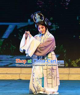 Chinese Beijing Opera Actress Apparels Costumes and Headpieces Mei Lan Ni Chang Traditional Peking Opera Imperial Consort Yang Dress Garment