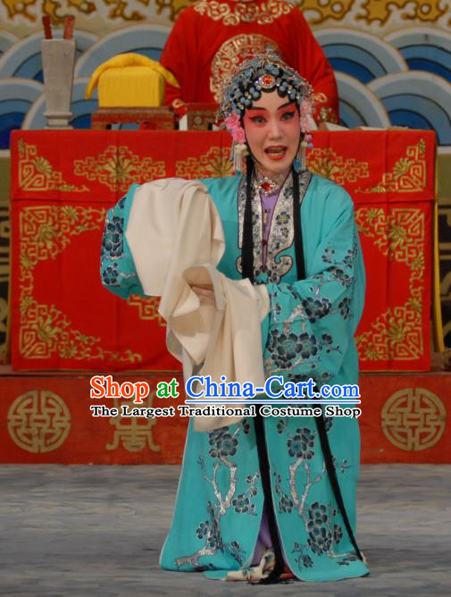 Chinese Beijing Opera Diva Apparels Costumes and Headdress Chen Sanliang Pa Tang Traditional Peking Opera Hua Tan Dress Courtesan Li Shuping Garment