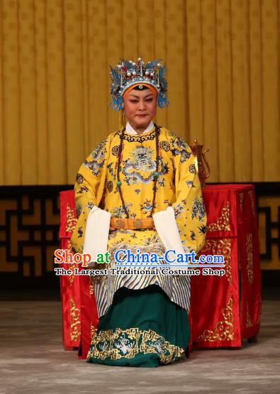 Chinese Beijing Opera Countess Apparels Costumes and Headdress A Honey Trap Traditional Peking Opera Noble Dame Dress Pantaloon Garment