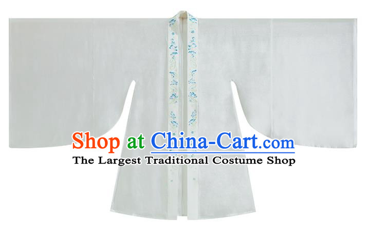 Traditional Chinese Tang Dynasty Noble Lady Historical Costumes Apparels Ancient Lotus Goddess Embroidered Hanfu Dress