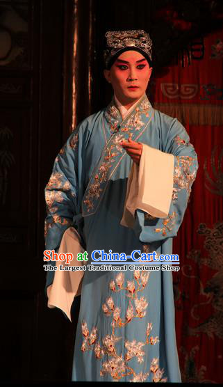 You Sisters in the Red Chamber Chinese Peking Opera Childe Jia Lian Garment Costumes and Headwear Beijing Opera Xiaosheng Apparels Young Male Clothing
