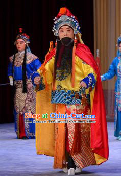 Number One Scholar Matchmaker Chinese Peking Opera Minister Garment Costumes and Headwear Beijing Opera Martial Male Apparels Clothing