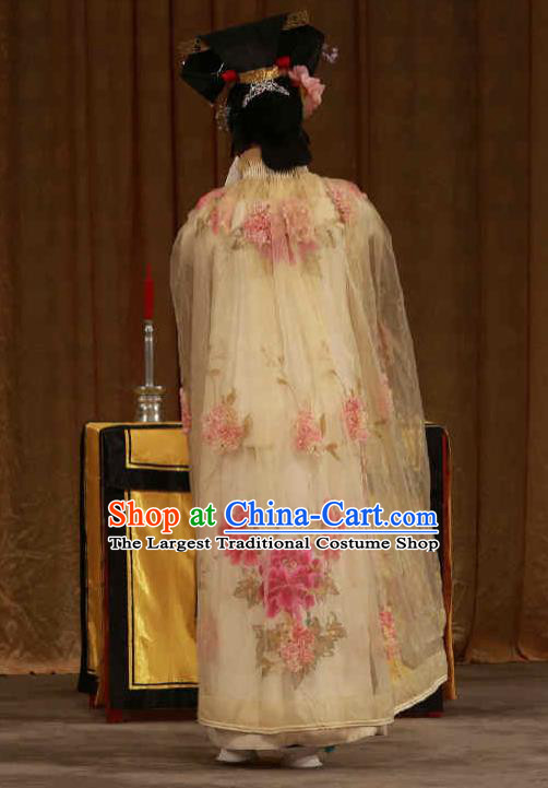 Chinese Beijing Opera Actress Han Cuizhu Apparels Diva Costumes and Headdress Mei Yu Pei Traditional Peking Opera Young Female Dress Garment