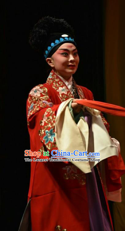 Madam White Snake Chinese Shanxi Opera Niche Xu Xian Apparels Costumes and Headpieces Traditional Jin Opera Xiaosheng Garment Young Male Clothing